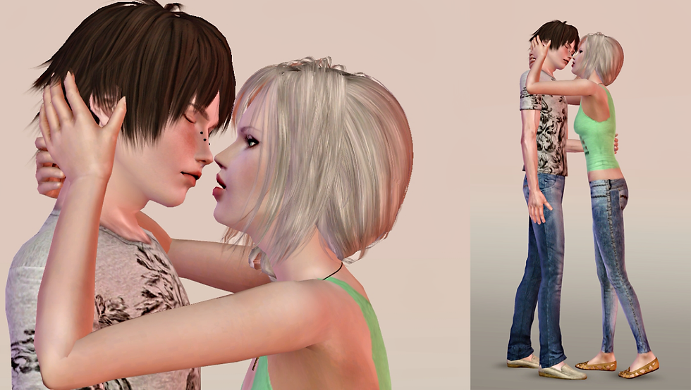 Миниатюра: Pose set "I love you"