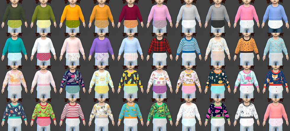 Миниатюра: Sweater with shirt for toddlers
