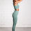 Miniaturbild: RAINBOW SEAMLESS Pistachio Green (LEGGINS)