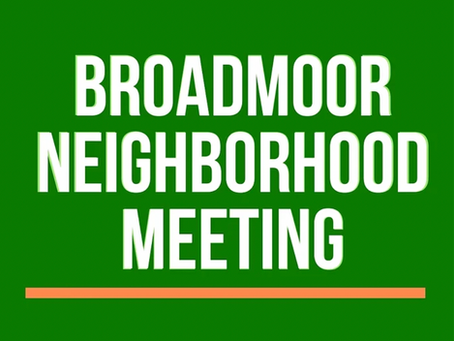 July 2024 Neighborhood Meeting Minutes