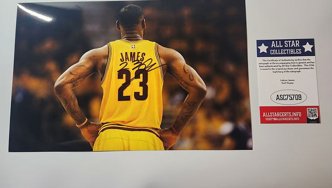 LeBron James 11x17 Poster - ASC75709
