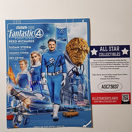 Pedro Pascal - Black Ink, Vanessa Kirby - Blue Ink, Joseph Quinn - Black Ink, Ebon Moss-Bachrach - Black Ink