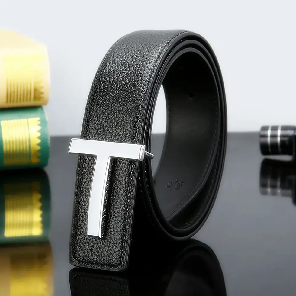Thumbnail: High Quality Men Belt Leather Designers Trouser Fashion Brand Belt Men Luxury