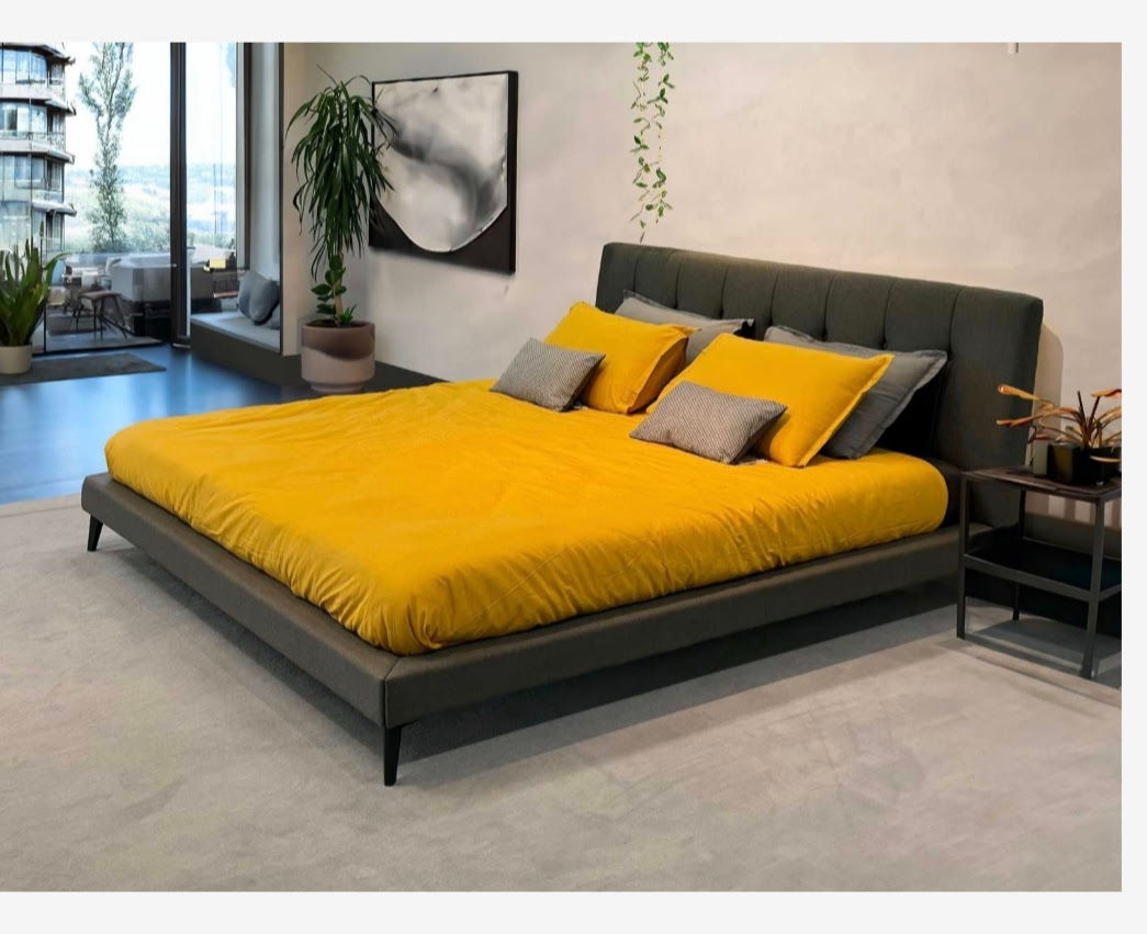 Lit Ella 180 x200 gris