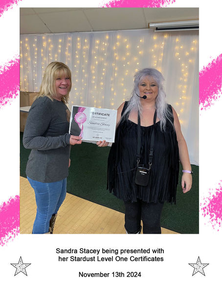 Congratulations to Sandra Stacey!