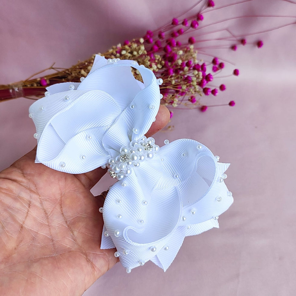 Laço Boutique Chuva de Pérolas