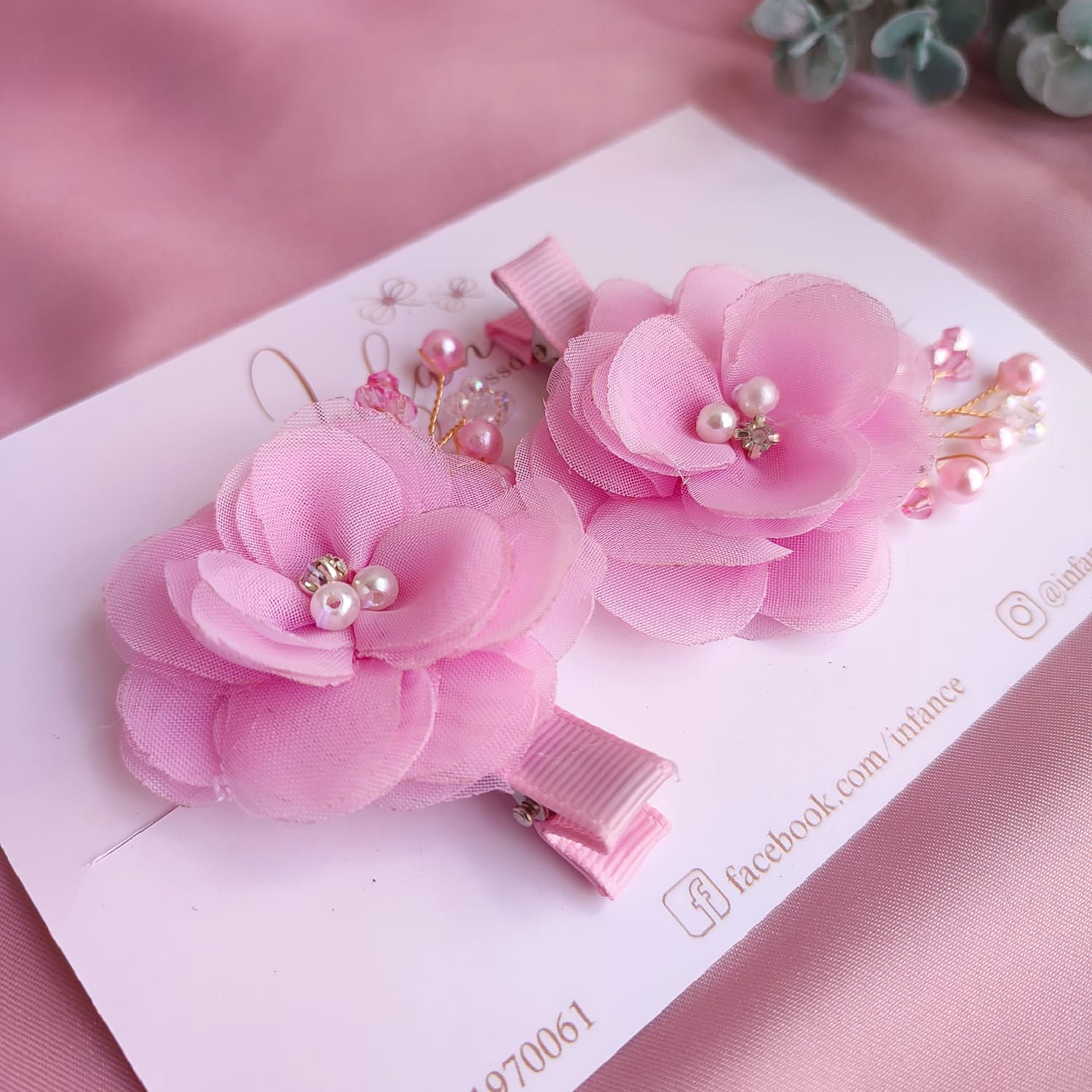 Hair Clip Orquídea - PAR