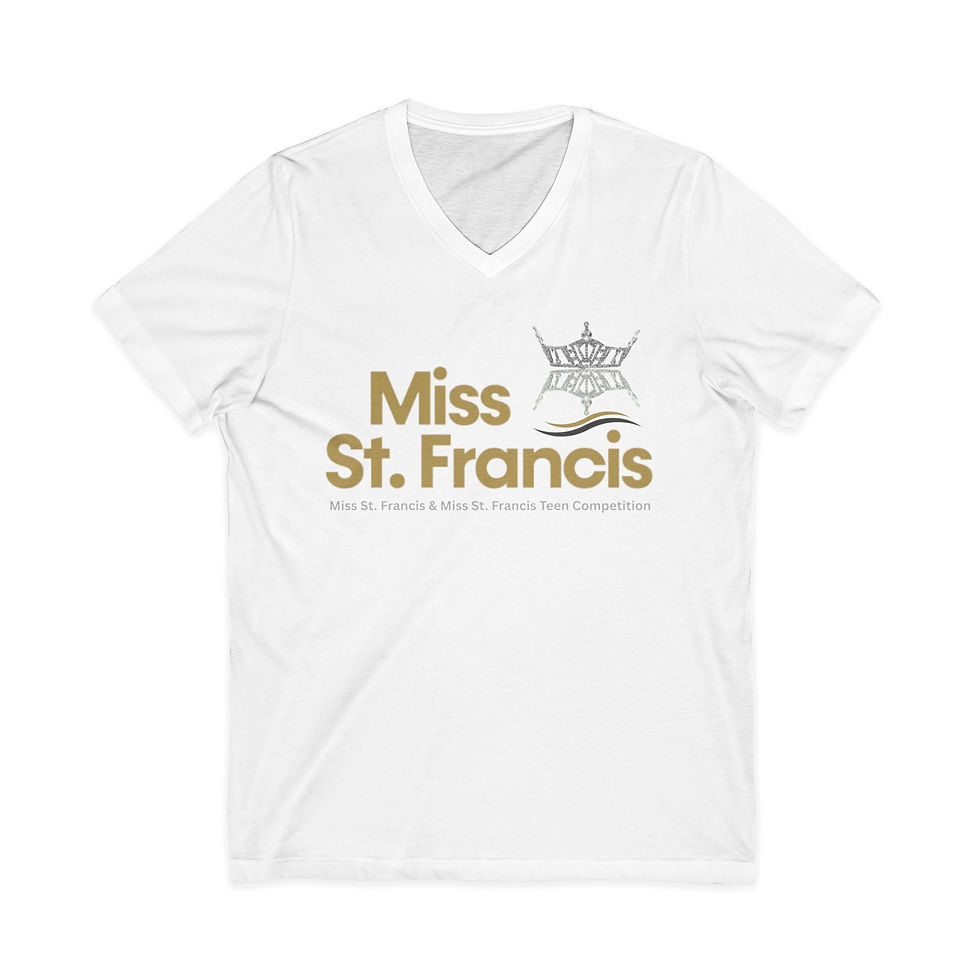 Unisex Jersey Short Sleeve V-Neck Tee