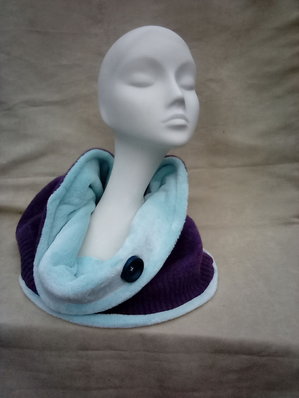 Thumbnail: Blackberry - oversized recycled snood