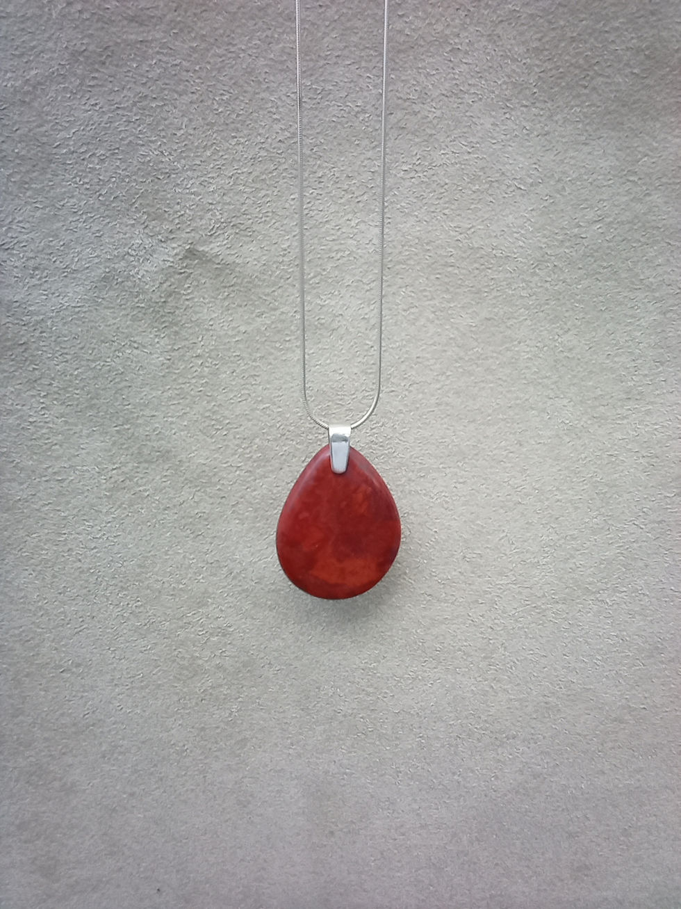 Thumbnail: Fire - Scottish red jasper pendant