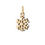 Thumbnail: Links of London 18kt Yellow Gold Snowflake Charm