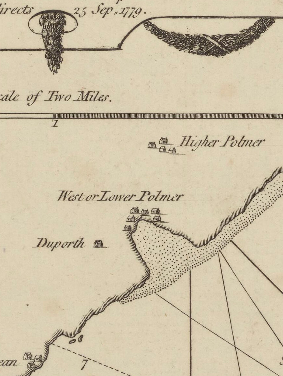 My map from 1779 showing Lower or West Polmear.