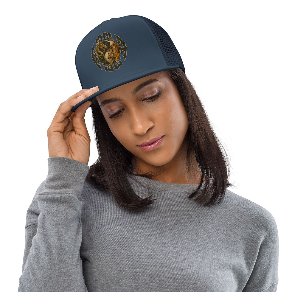 Thumbnail: Tiger and Dragon - Trucker Cap