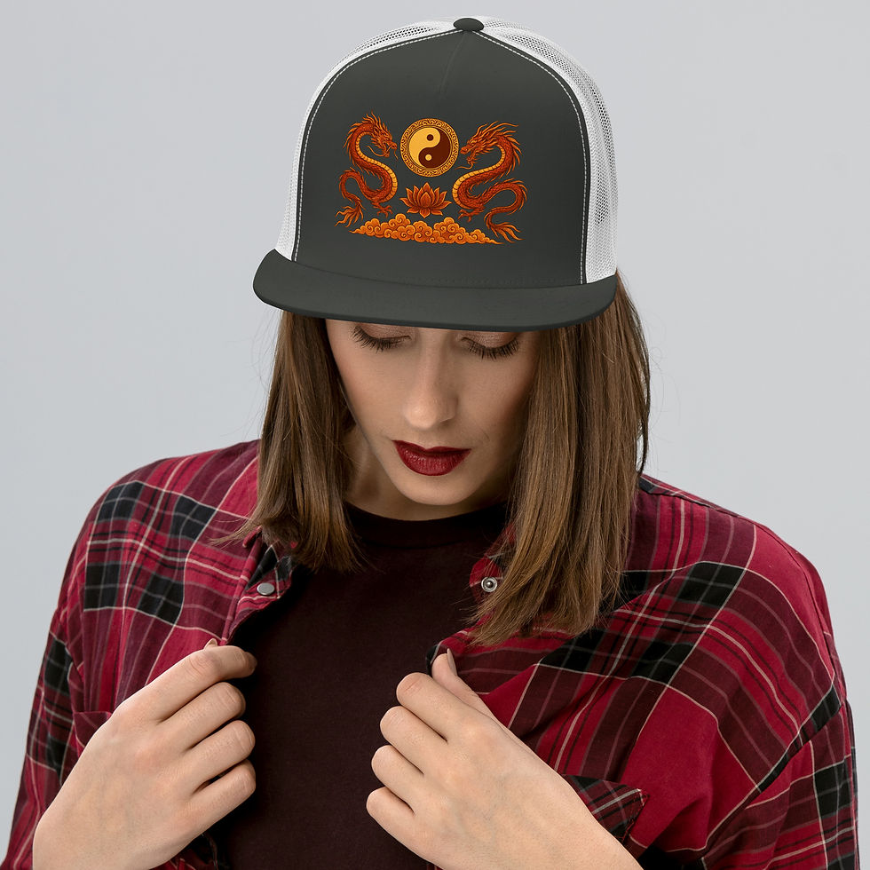 Thumbnail: Yin Yang - Trucker Cap