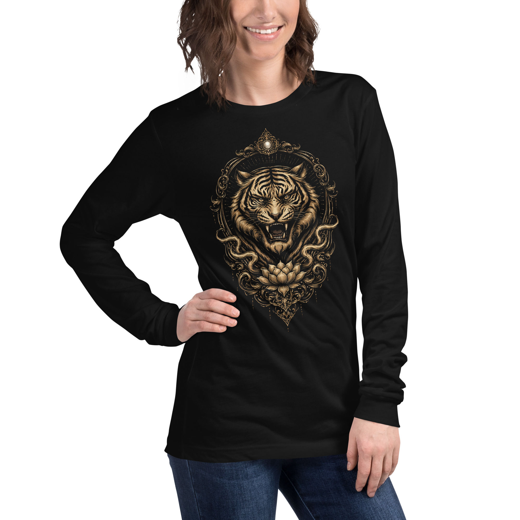 Spiit of the Tiger - Unisex Long Sleeve Tee