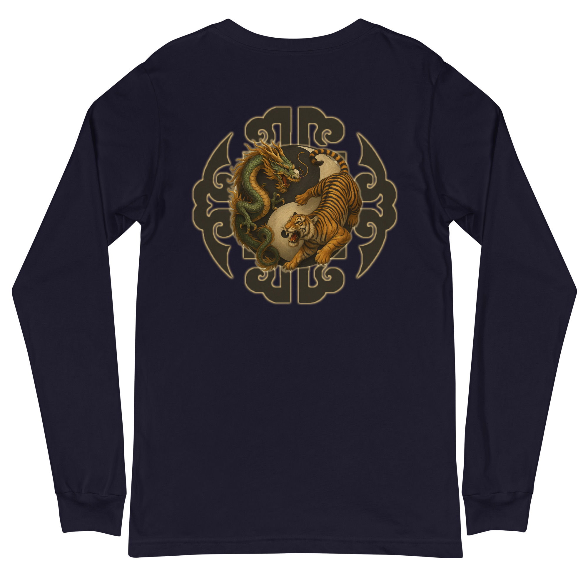 Tiger and Dragon - Unisex Long Sleeve Tee 
