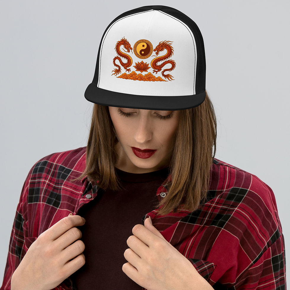 Thumbnail: Yin Yang - Trucker Cap