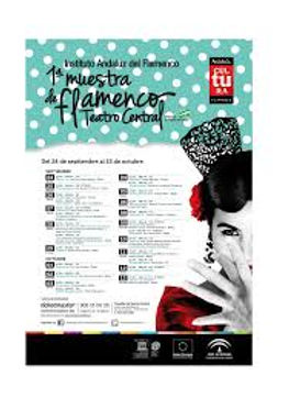 Ade Adolfo delgado en la 1ª muestra de flamenco. Teatro Central Sevilla