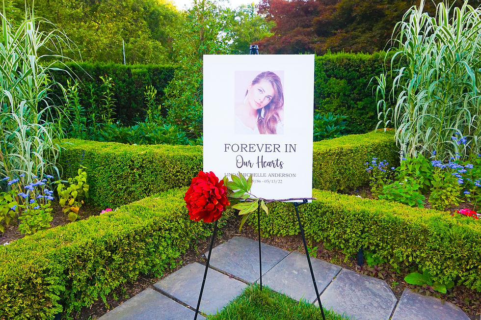 Thumbnail: Forever in Our Hearts Memorial Sign