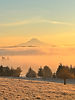 Mount Hood over the Willamette Valley