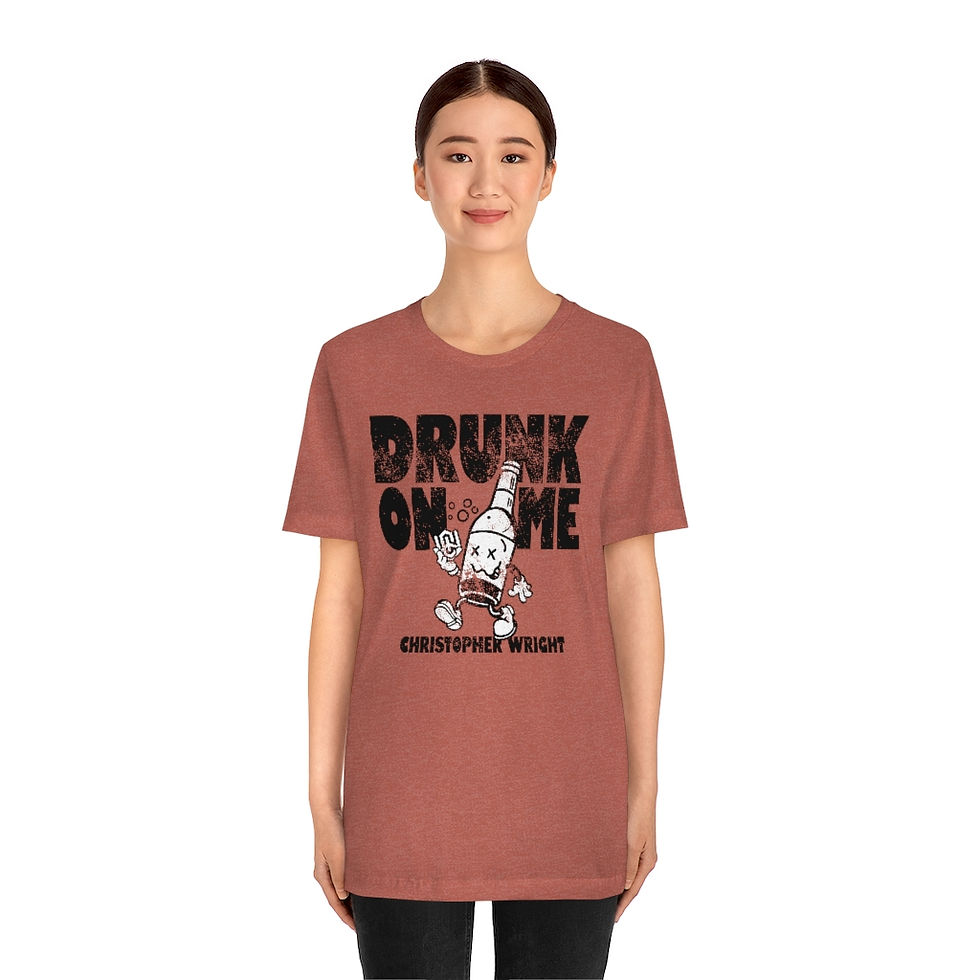 Thumbnail: "Drunk On Me" Unisex Jersey Short Sleeve Tee