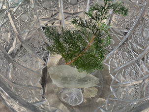 一年で日が最も短くなり『闇』極まる冬至、Yule。紀元前500年にゲール文化より派生したペイガンの暦によると、Yule は太陽が再生する神聖な祝祭日です。秋分でオークキングからバトンを渡されたホリーキングは秋冬の季節を支配する神。ホリーキングは柊の王という意味ですが、ホリーキングのパワーがマックスに達するのがYule～冬至の日なのです。  言うまでもなくこのYule という神聖な分岐点には、宇宙のポータルからクラウンチャクラにホワイトゴールドの光が降り注ぎ、あなたのオーラ体をバイタリティで満たしてくれます。