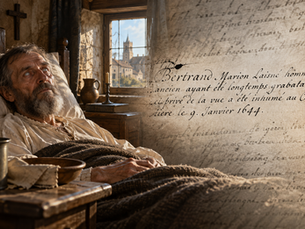Un « homme ancien » à Quettehou en 1644
