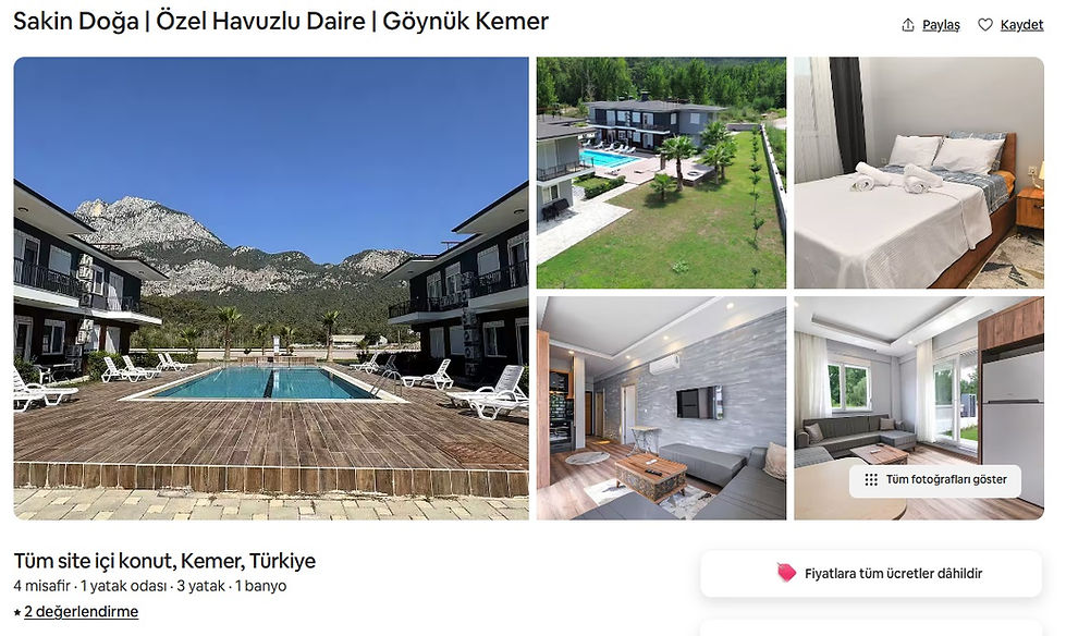 Airbnb Reklam görseli