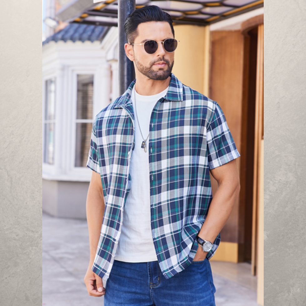 Miniatura: CAMISA MAURO C/CUELLO CAMISERO C/MANGAS CORTAS