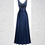 Miniatura: VESTIDO EVELINA CORTE A C/ESCOTE PROFUNDO C/PRETINA C/ENCAJE 3D