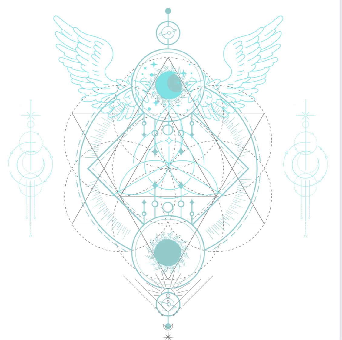 PODLOŽKA - geometria chrám Akvamarín