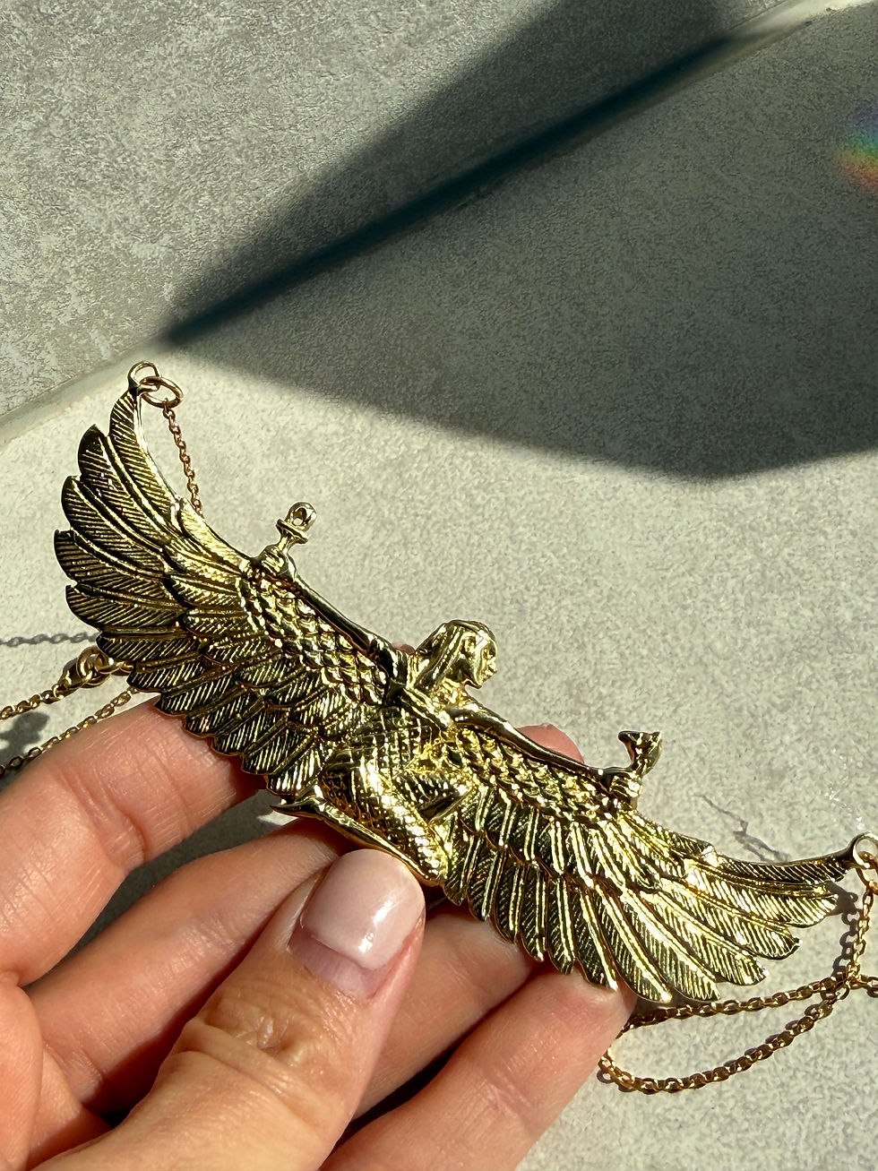 Miniatúra: NA KRÍDLACH MAAT CEREMONIÁLNY AMULET