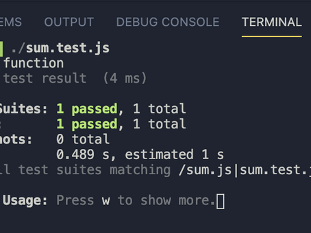 Testing in React Part 1: Jest