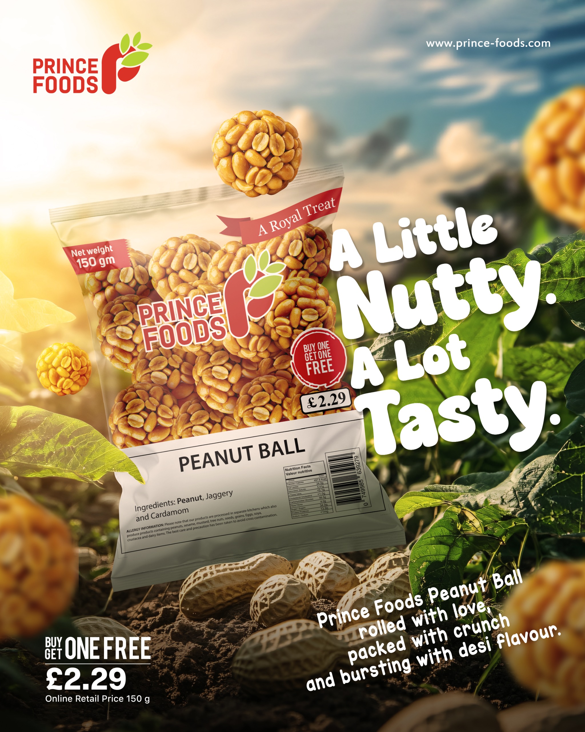 Prince Foods Peanut Ball 150g