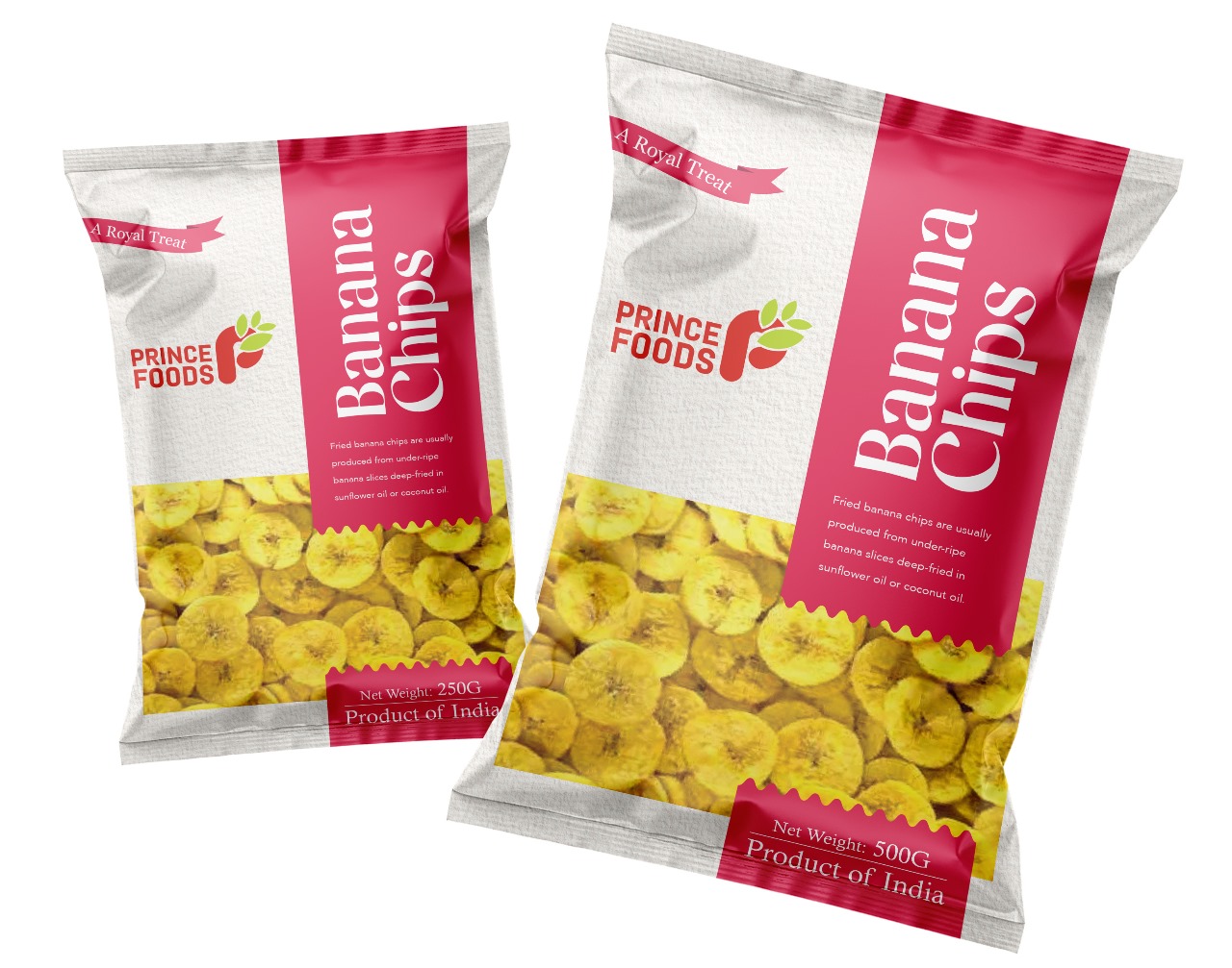 Prince Foods Banana Chips 500g