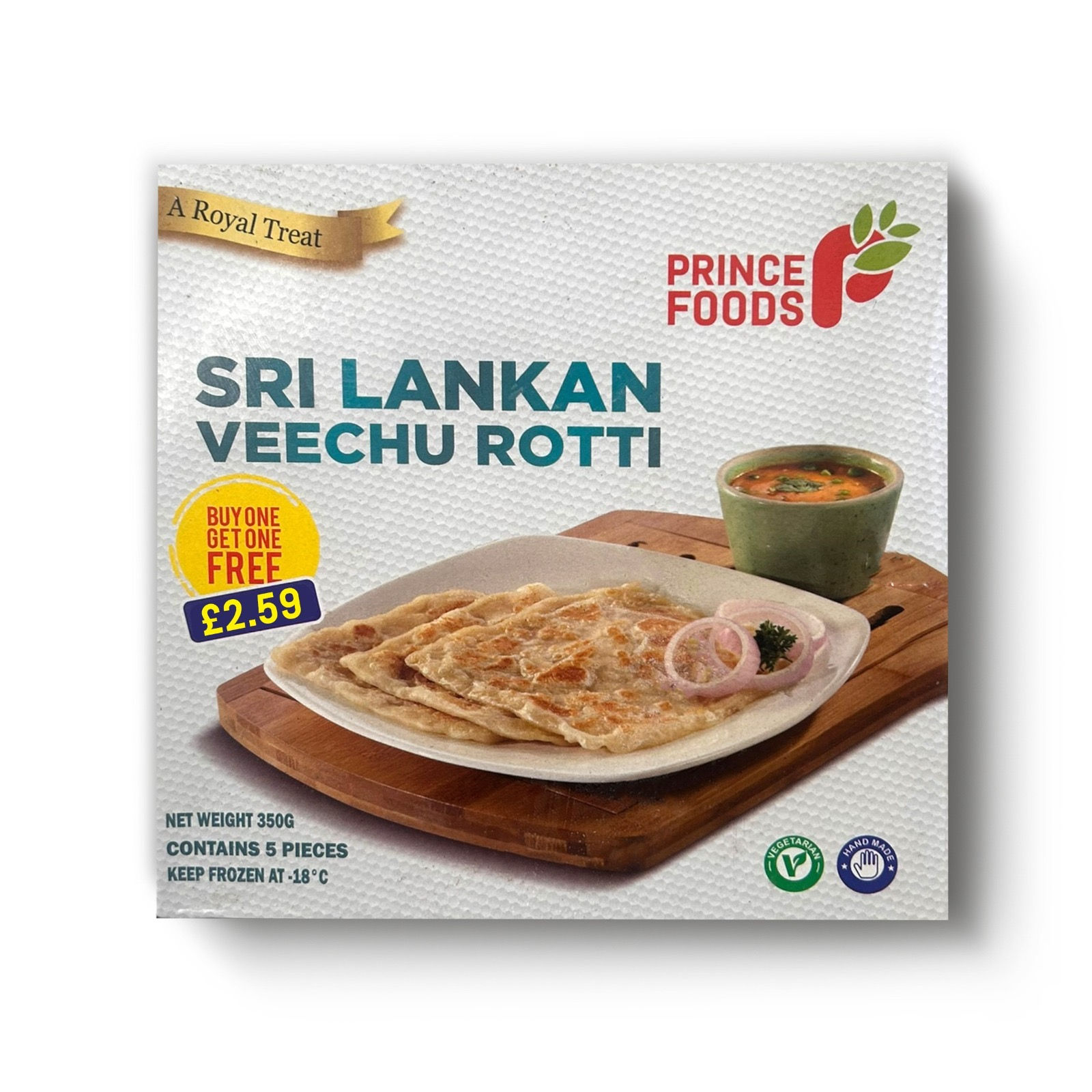 Prince Foods Sri Lankan Veech Rotti 350g