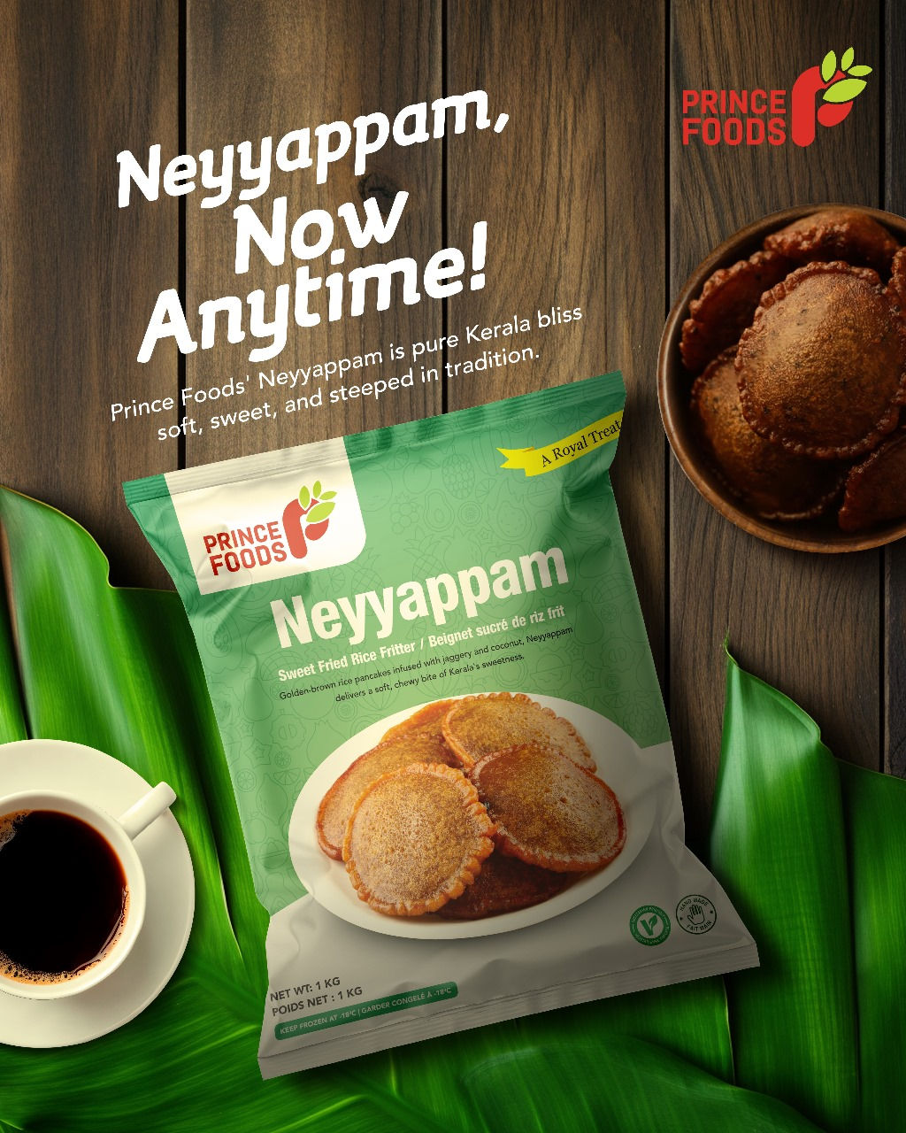 Prince Foods Neyappam 1kg