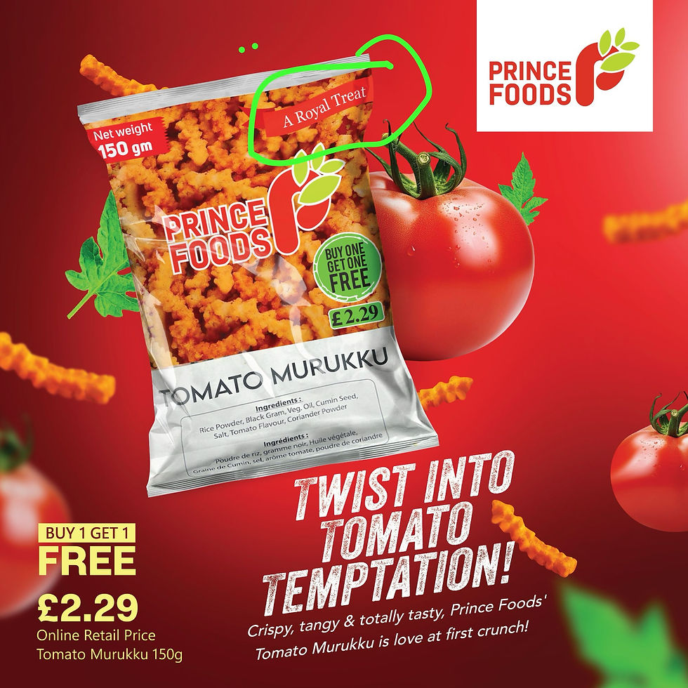 Prince Foods Tomato Murukku 150g