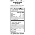 Thumbnail: XS Pre-Workout Boost- Blue Raspberry (12 pouch serving)