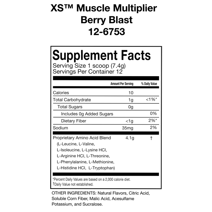 Thumbnail: XS™ Muscle Multiplier*†  – Berry Blast (30 servings)