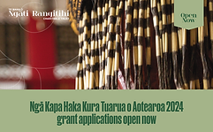 Kapa Haka Grants Open