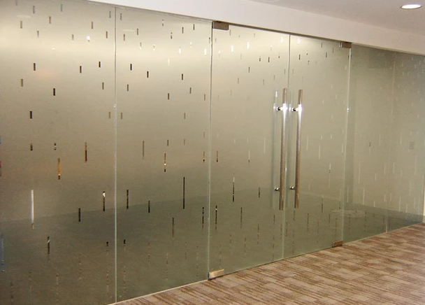 Frosted glass