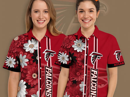 Atlanta Falcons Hawaiian Shirt for Women