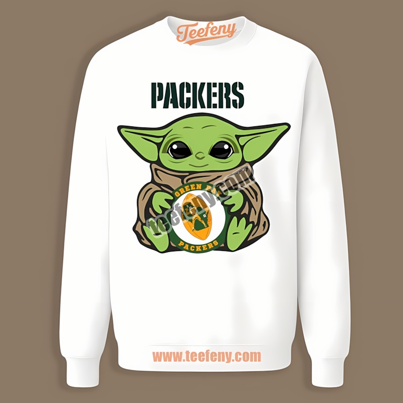 Green Bay Packers Vs Baby Yoda Cotton Sweatshirt