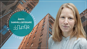 Hon bygger för social hållbarhet – Elin Blume är Årets Samhällsbyggare 2025
