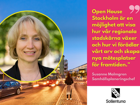 Kultur, mötesplatser och framtidstro: Upptäck Sollentuna under Open House Stockholm