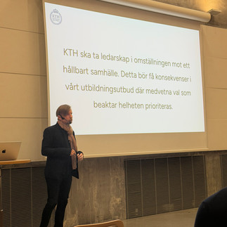 Daniel Koch, KTH, om arbetet med KTH:s utbildningsöversyn