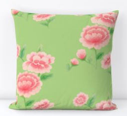 Precious Peonies 18 x 18 pillow-all colors