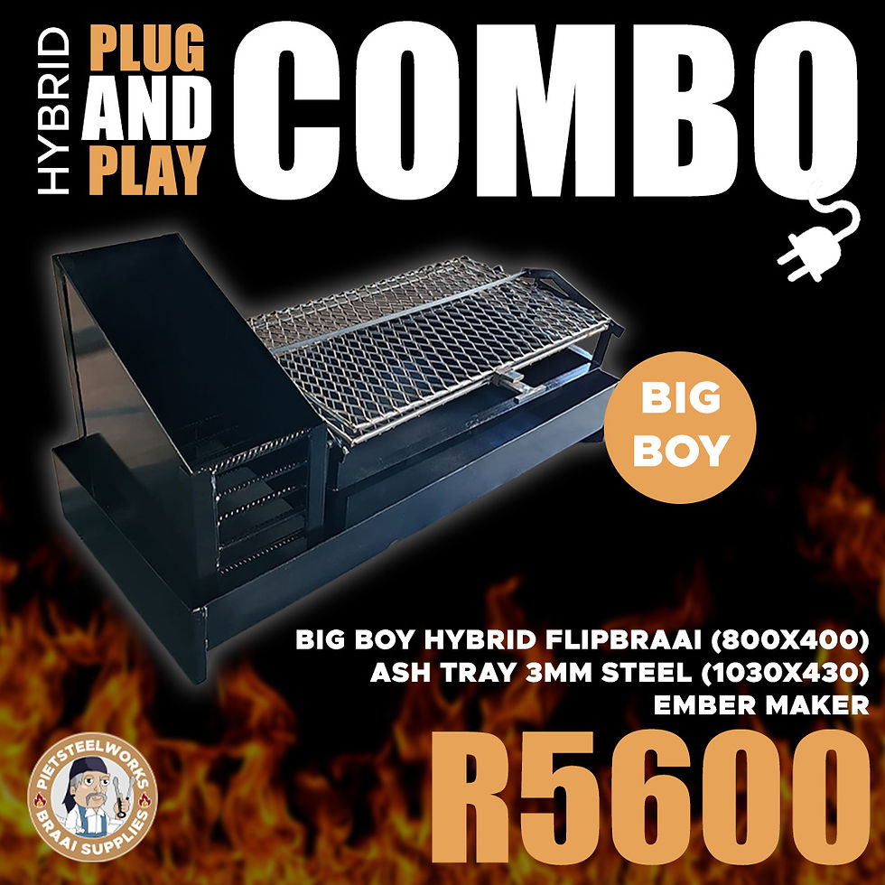 HYBRID PLUG & PLAY COMBO : BIG BOY Flipbraai