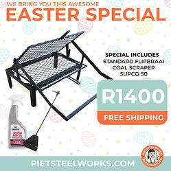 EASTER SPECIAL : Standard Flipbraai